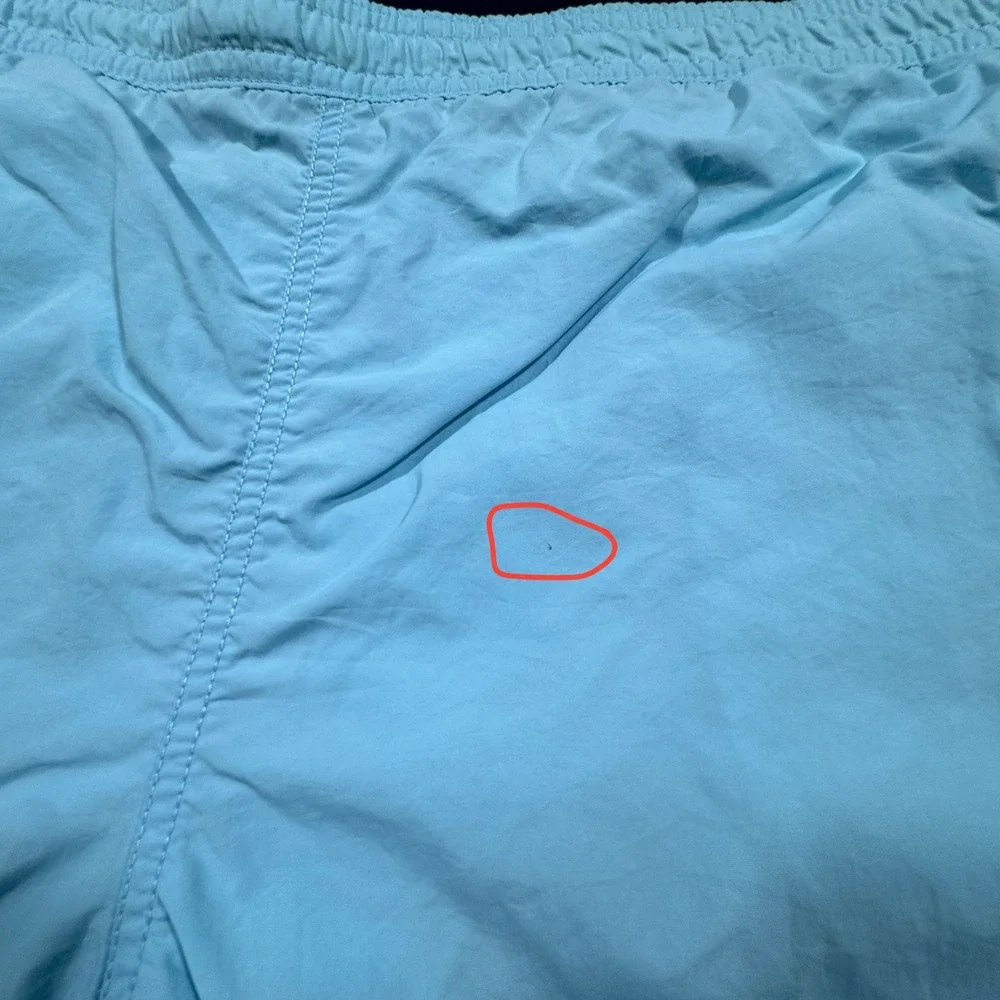Polo Ralph Lauren Mens Swim Trunks Light Blue Large Mesh‎ Lined Pony Logo